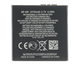 BP-6M Baterie pro Nokia 1070mAh Li-Ion (OEM)