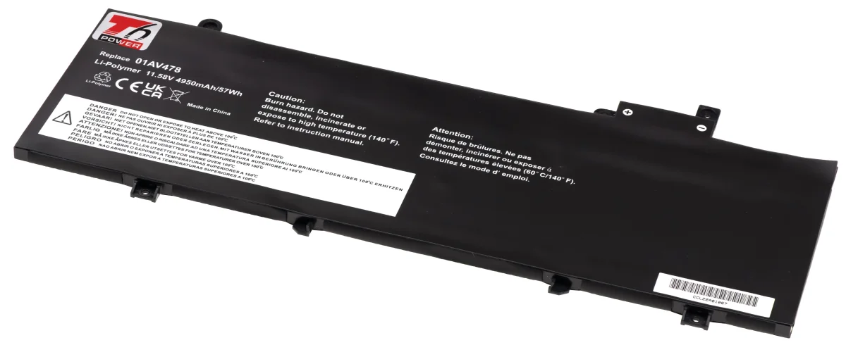 Baterie Lenovo ThinkPad T480s 57Wh 4950mAh Li-Pol (T6 Power)