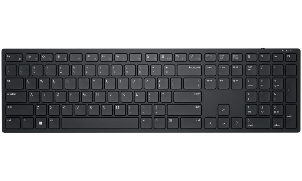 Dell KB500/Bezdrátová USB/UK layout/Černá