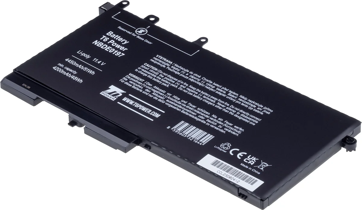 Baterie Dell Latitude 5280/5290/5480/5490/5580/5590 51Wh (T6 Power)