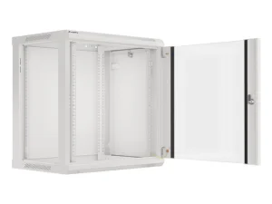 Nástěnný rack 19'' 12U 600X450mm šedý flat pack