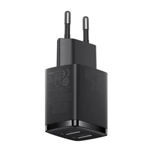 Baseus nabíječka do sítě Compact 2xUSB 10,5W černá - obrázek 3