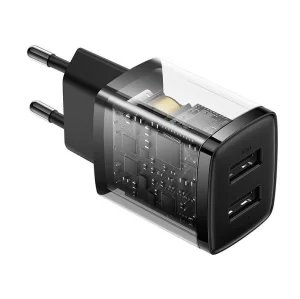 Baseus nabíječka do sítě Compact 2xUSB 10,5W černá - obrázek 5