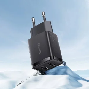 Baseus nabíječka do sítě Compact 2xUSB 10,5W černá - obrázek 8
