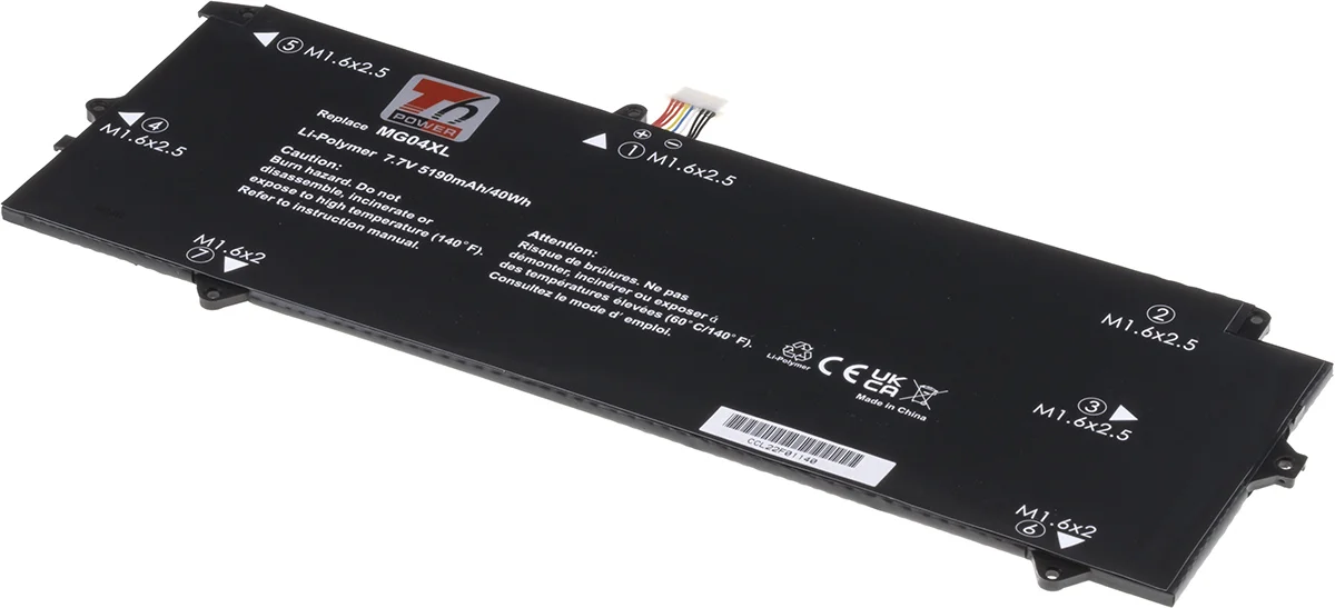 Baterie HP Elite x2 1012 G1 40Wh 5190mAh (T6 Power)