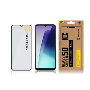 Tactical Glass Shield 5D sklo pro Xiaomi Redmi 14C 4G/A4 5G/A5/Poco C75 Black - obrázek 3