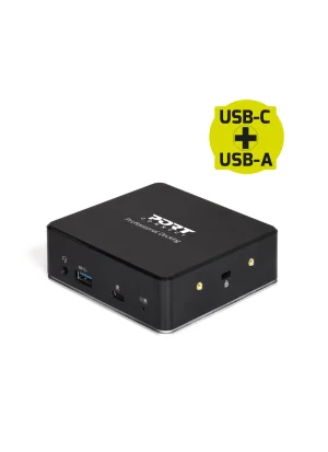PORT CONNECT dokovací stanice 8v1 USB-C, HDMI, Ethernet
