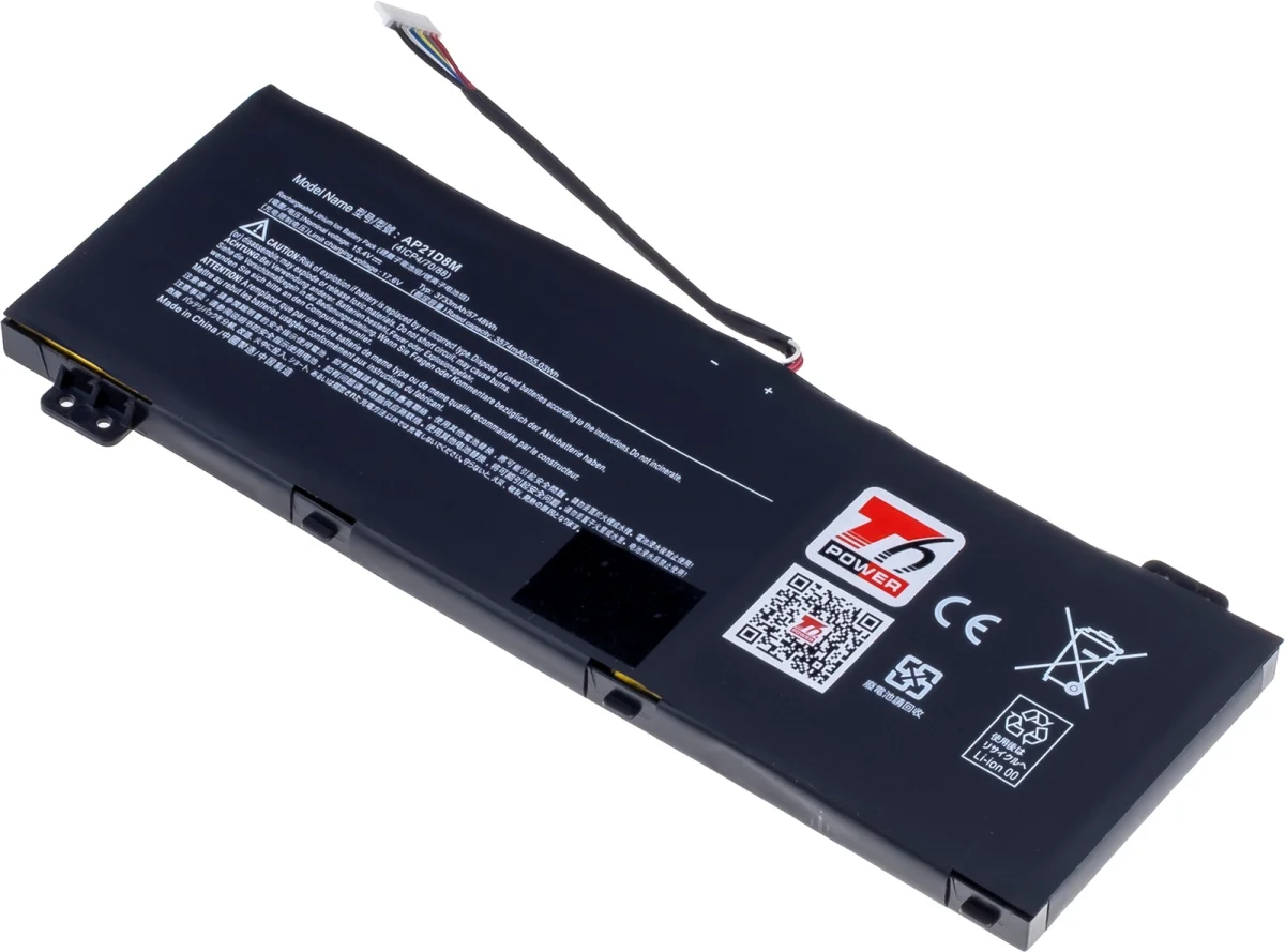 Baterie T6 Power Acer Nitro 5 AN515-58, ANV15-51, 3733mAh, 57,4Wh, 4cell, Li-pol