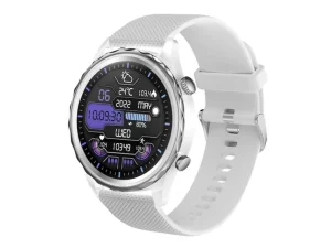 CARNEO Queen HR+ chytré hodinky 44mm stříbrné