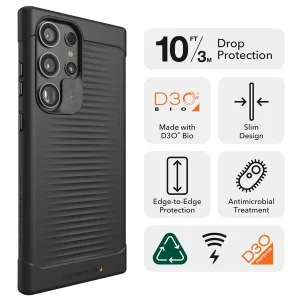 ZAGG GEAR4 Havana D3O kryt SG S23 Ultra černý - obrázek 2