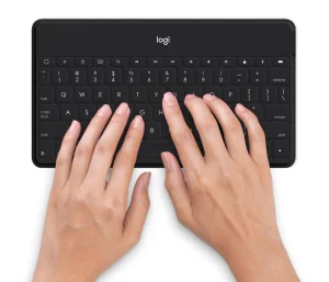 Logitech KEYS TO GO/Bezdrátová Bluetooth/UK layout/Černá - obrázek 3