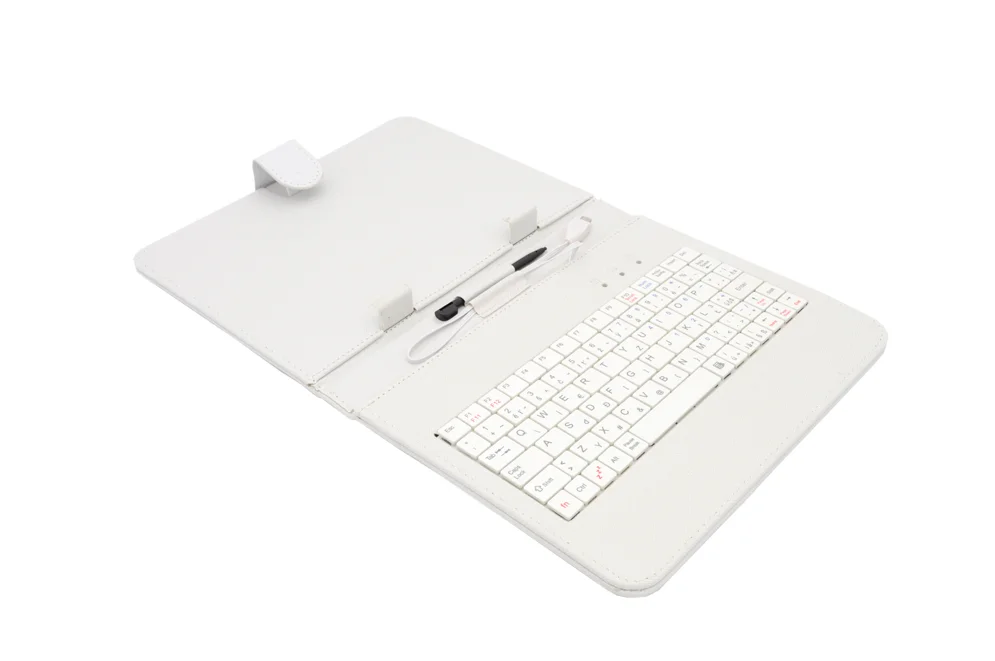 AIREN AiTab Leather Case 2 with USB Keyboard 8" WHITE (CZ/SK/DE/UK/US.. layout)