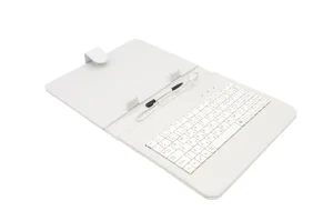 AIREN AiTab Leather Case 2 with USB Keyboard 8" WHITE (CZ/SK/DE/UK/US.. layout)