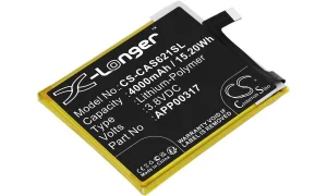 Baterie pro CAT S62 Pro, 4000 mAh, Li-Pol
