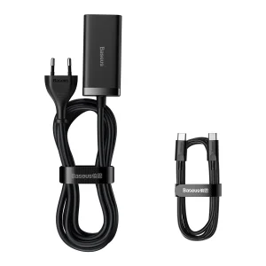 Baseus Rychlonabíječka do sítě GaN3, 2x USB-A, 2x USB-C 100W černá - obrázek 8
