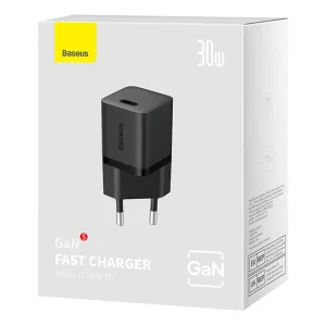 Baseus Rychlonabíječka do sítě GaN5 Mini 30W EU černá - obrázek 3