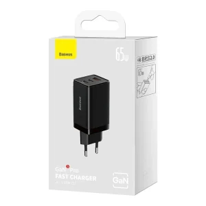 Baseus Rychlonabíječka do sítě GaN5 Pro 65W EU černá - obrázek 6