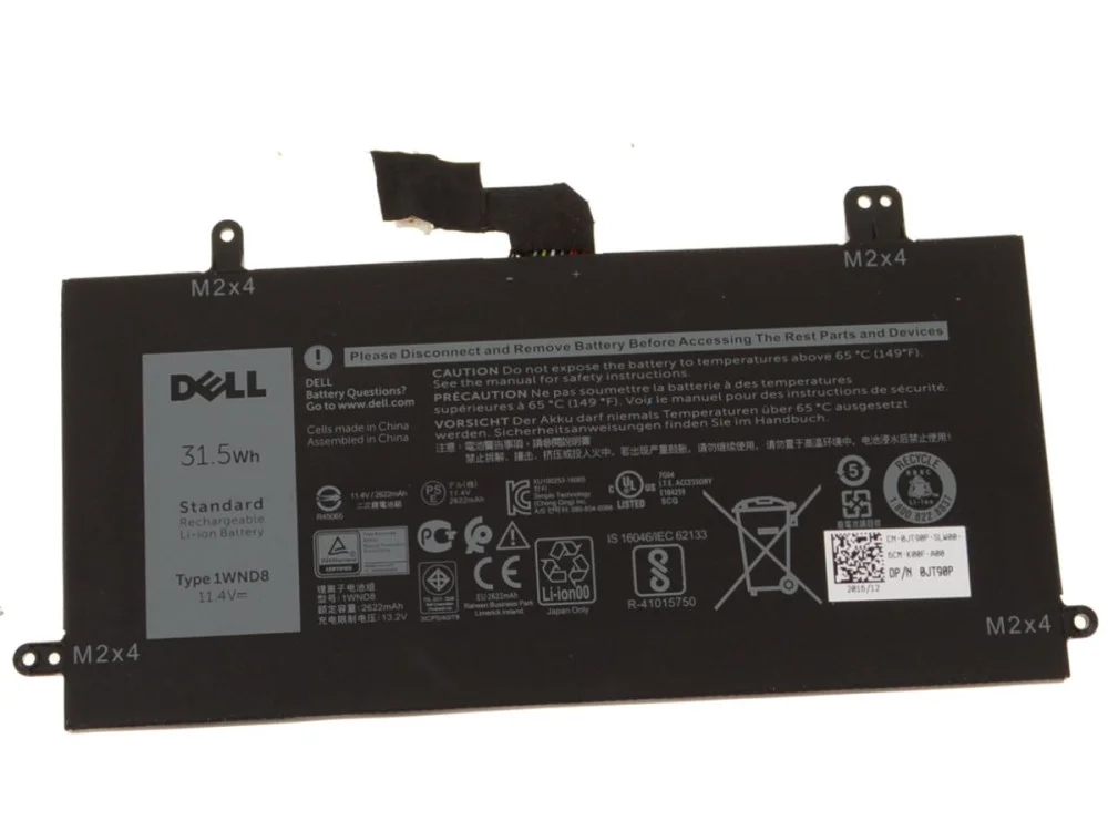Baterie Dell Latitude 5285 31,5Wh 3článková Li-Ion