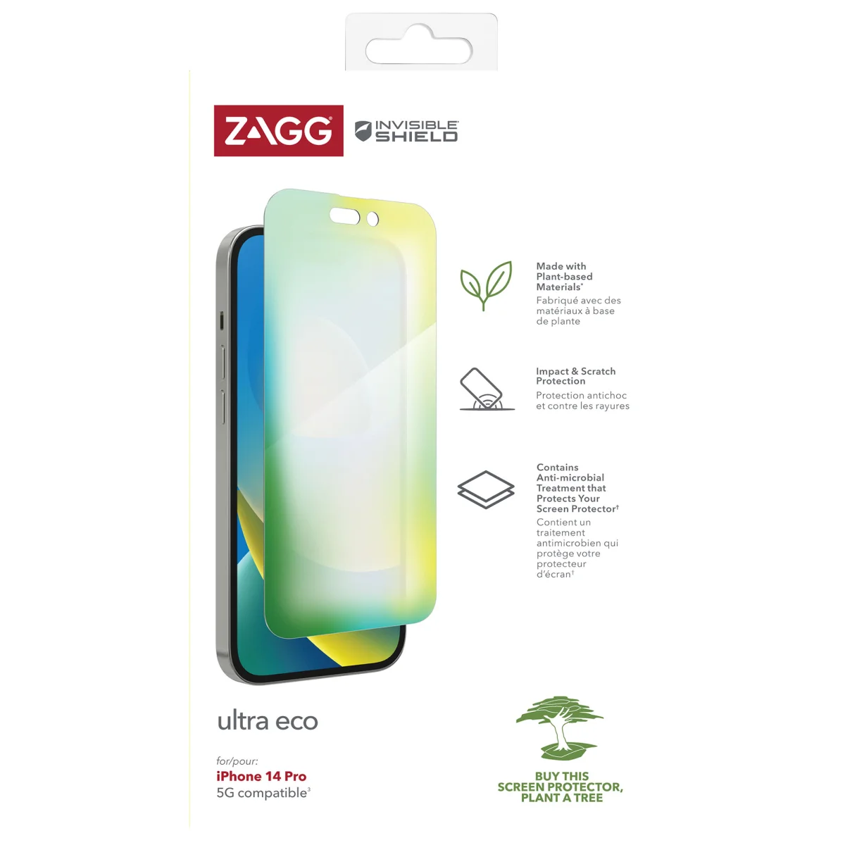 ZAGG Invisible Shield FM Ultra ECO fólie iPhone 14 Pro