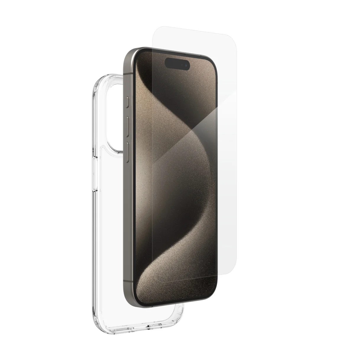 ZAGG Invisible Shield Elite 360° sklo + kryt iPhone 15 Pro průhledný
