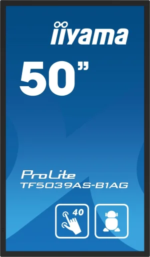 50" iiyama TF5039AS-B1AG:VA,4K,Android - obrázek 2