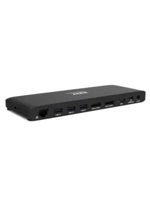 PORT CONNECT Dokovací stanice USB-C 2x4K černá - obrázek 3