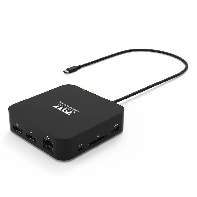 PORT CONNECT USB-C dokovací stanice 10v1, 2x4K, 85W PD
