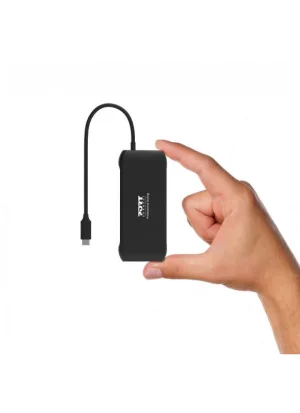 PORT CONNECT Dokovací stanice 8v1, 2×FullHD/4K, HDMI - obrázek 3