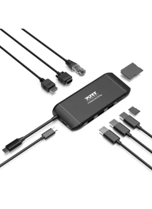 PORT CONNECT Dokovací stanice 8v1, 2×FullHD/4K, HDMI - obrázek 5