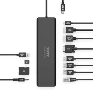 PORT CONNECT dokovací stanice 11v1 USB-C 100W - obrázek 2