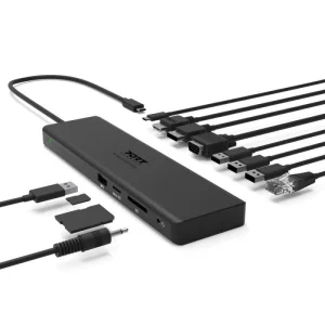 PORT CONNECT dokovací stanice 11v1 USB-C 100W - obrázek 3