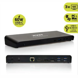 PORT CONNECT Dokovací stanice 11v1, 3x 4K USB-C - obrázek 7