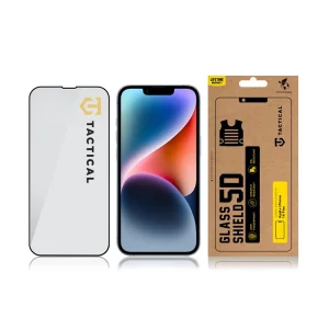 Tactical Glass Shield 5D sklo pro Apple iPhone 13/13 Pro/14/16e/17e Black - obrázek 2