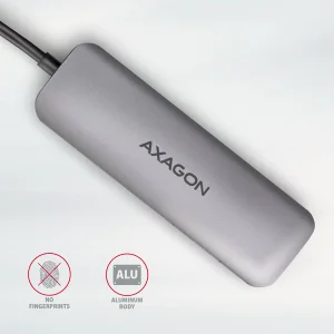 AXAGON HMC-HCR3A USB 3.2 hub, 3x USB-A, HDMI 4K, SD/microSD - obrázek 6