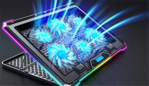 EVOLVEO Ania 9 chladící podložka notebooku 6x ventilátor RGB - obrázek 2