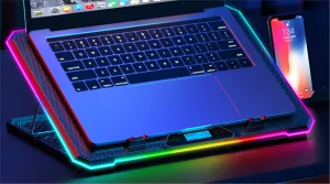 EVOLVEO Ania 9 chladící podložka notebooku 6x ventilátor RGB - obrázek 9