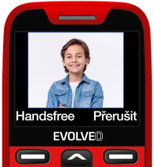 EVOLVEO EasyPhone XR, mobilní telefon pro seniory s nabíjecím stojánkem, červená - obrázek 9