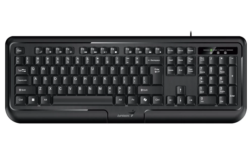 Genius KB-118 II/Drátová USB/CZ-SK layout/Černá