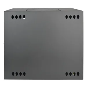 Skříň SmartRack 10U, Š=600mm, Hl=550mm, hloubka pro přepínače, prosklené dveře, montáž na stěnu - obrázek 2