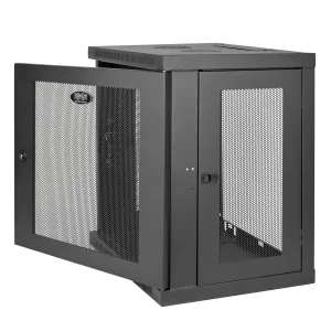 Skříň SmartRack 12U, Š=600mm, Hl=450mm, hloubka pro přepínače, montáž na stěnu - obrázek 2