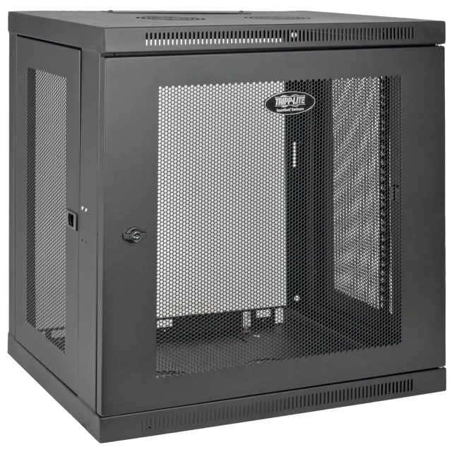 Skříň SmartRack 12U, Š=600mm, Hl=450mm, hloubka pro přepínače, montáž na stěnu