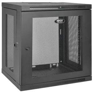 Skříň SmartRack 12U, Š=600mm, Hl=450mm, hloubka pro přepínače, montáž na stěnu