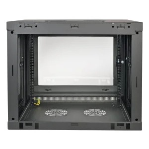 Skříň SmartRack 9U, Mini Rack, Š=600mm, Hl=450mm, hloubka pro přepínače, prosklené dveře, na stěnu - obrázek 3