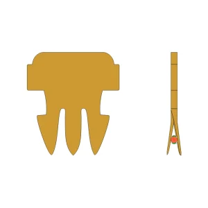 Konektor RJ45 STP Cat5e 8p8c 10 ks, pro drát - obrázek 2