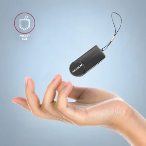 AXAGON CRE-SMPA, USB-A PocketReader čtečka kontaktních karet Smart card, (eObčanka, eID klient) - obrázek 3