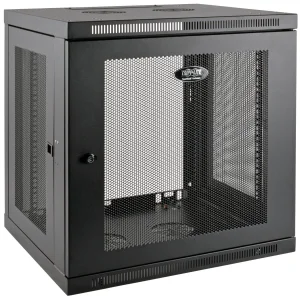 Skříň SmartRack 12U, Mini Rack, Š=600mm, Hl=550mm, hloubka pro přepínače, montáž na stěnu