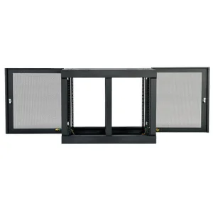 Skříň SmartRack 12U, Š=920mm, Hl=630mm, hloubka pro servery, montáž na stěnu - obrázek 2