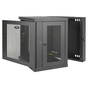 Skříň SmartRack 12U, Š=600mm, Hl=550mm, hloubka pro přepínače, montáž na stěnu - obrázek 3
