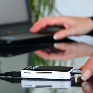 AXAGON CRE-X1, USB 2.0 externí MINI čtečka 5-slot ALL-IN-ONE - obrázek 7