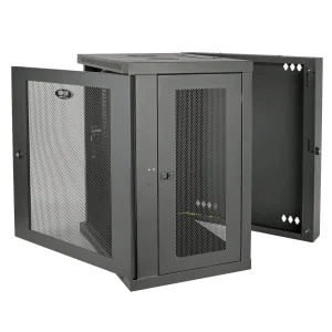 Skříň SmartRack 15U, Š=600mm, Hl=550mm, hloubka pro přepínače, montáž na stěnu - obrázek 3